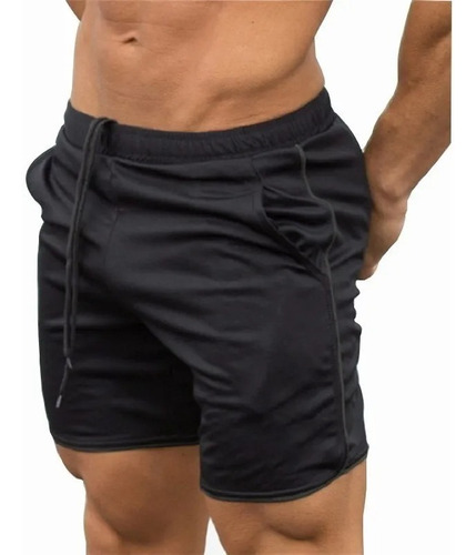 Short Deportivo Ejercicio Gym Slim Fit Elástico