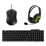 Combo 4 En 1 Kr Teclado/mouse/aud Pad Mouse Conexión Usb