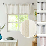 Cortinas Central Park Cortina De Ventana De Cocina Beige Y B