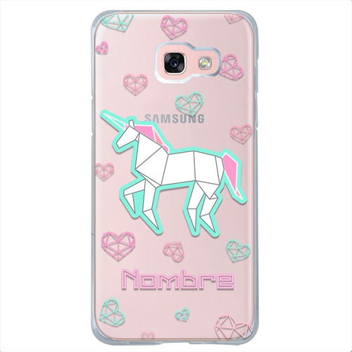 Funda Para Galaxy Unicornio Personalizada Con Nombre