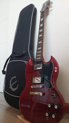 Guitarra Eléctrica EpiPhone Sg G-400 Pro Caoba C/estuche