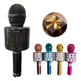 Microfone Karaoke Bluetooth Sem Fio Youtuber Várias Cores