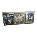 Sonic Trilogía Playstation 3 Hedgehog + Racing + Génesis Col