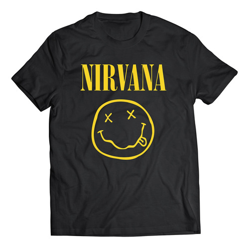  Playera Nirvana Logo