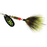 Cucharilla Pesca Mepps Black Fury Dressed No 3 Treble Hook