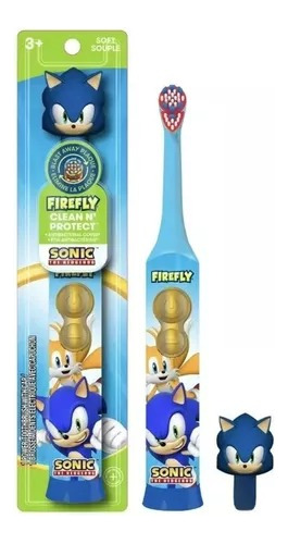 Escova Dental Elétrica Infantil Firefly Sonic +3 Anos