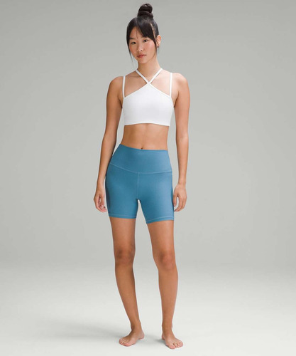 Top Lululemon Flow Y Strappy Bra Soporte Ligero Copas A/c 