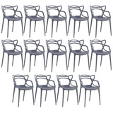 14 Cadeiras Allegra Ana Maria Cozinha Jantar Cor Da Estrutura Da Cadeira Cinza-escuro