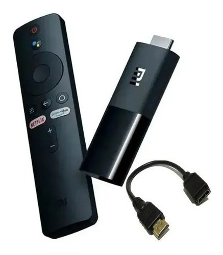 Xiaomi Mi Tv Stick Full Hd 8gb -com Comando De Voz + Brinde 