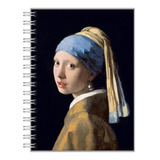 Cuaderno Tamaño A5 De Punto Cuadro Joven De La Perla Vermeer