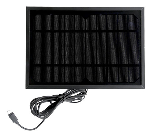 5w 1a Kit De Cargador De Panel Solar De Cámara Con Soporte