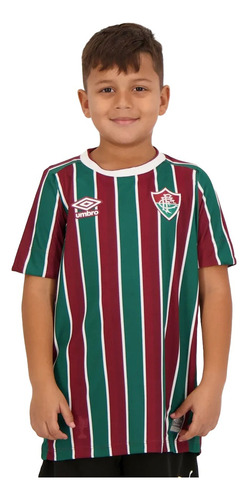 Camisa Juvenil Fluminense I 2021 Umbro Eight Sports