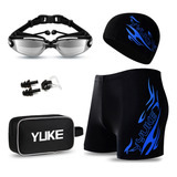 Kit De Lentes De Natación 6 En 1 Para Hombre