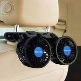 Ventilador Eléctrico Para Coche Autos Negro Color Cactus