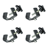 Pack 4 Morsas American Pro Apa-001a Luces Dj Pro Led Clamps