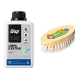 Kit Escova E Detergente Limpa E Extrai Extratora Wap 1l