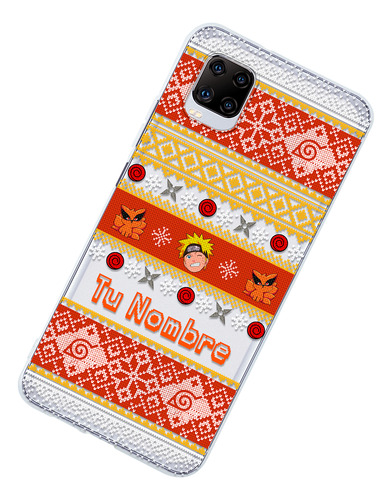 Funda Para Zte Naruto Shippuden Ugly Sweater Navidad Nombre