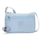 Bolsa Handbag Kipling Callie De Nailon  Bayside Blue Con Correa De Hombro Mismo Color De Bolsa