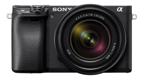  Sony Kit Alpha 6400 + Lente Sel18135 Ilce-6400m Mirrorless Cor  Preto