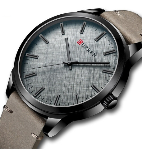 Reloj Curren De Hombre Elegante Piel Minimalista Cuarzo 8386