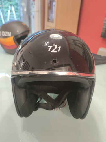 Casco Moto Usado Hawk 721 Negro Talle L