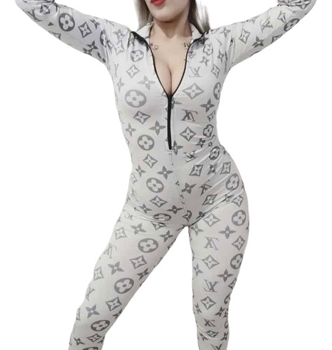 Catsuit Lv Blanco Y Negro