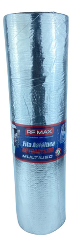 Manta Asfáltica Auto Adesiva Aluminizada Telhado 90cm X 10m