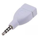 2 Auto 3.5mm Jack Macho A Usb 2.0 Enchufe Hembra Convertidor