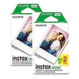 Fujifilm Instax Mini Película Instantánea, 2 X 10