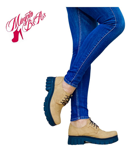 Zapatillas Zapatos Mujer Acordonados Nueva Temporada Art3055