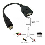 Cabo Otg Para Celular Micro Usb V8 Para Usb Normal