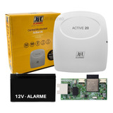 Kit Alarme Monitorado Active 20 Ethernet Wifi Aplicativo Jfl