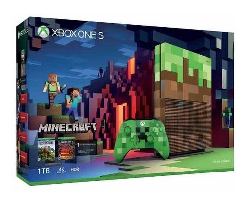 Xbox One S Minecraft Edición Limitada