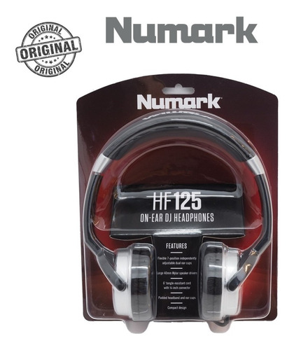 Fone Ouvido Dj Numark Hf 125 Original Serato Technics Vestax