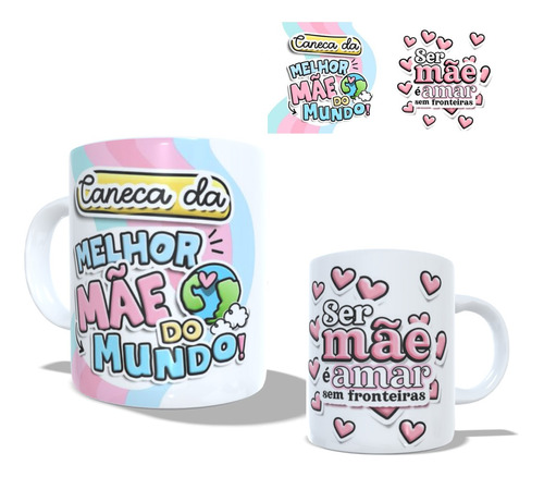 Caneca Personalizada Melhor Mãe Dia Das Mães Presente 