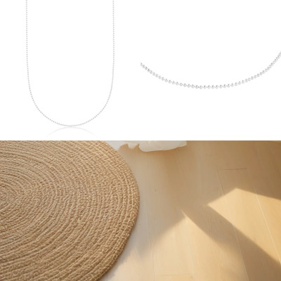 Tous-minimalist Silver Ball Chain Necklace For Everyday Wear | Meses sin interés