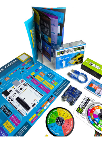 Kit Uno Iniciante 1 + Tutorial Para Arduino R3 + Maleta