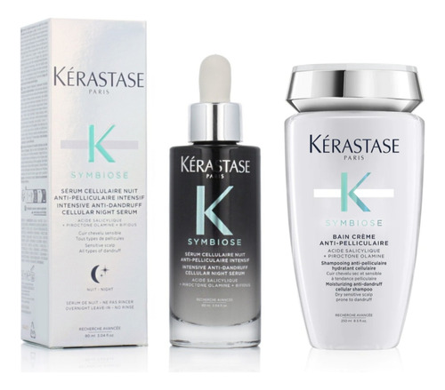 Kit Shampoo + Serum Anti Caspa 90ml Symbiose Kerastase