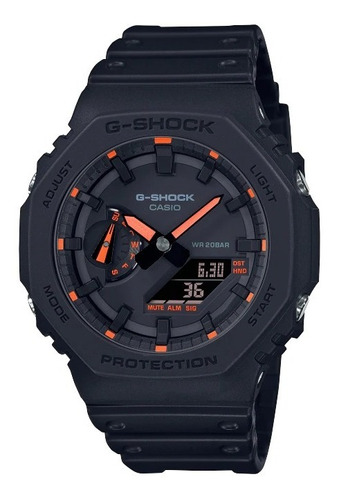 Relógio Casio G-shock Oak Neon Ga-2100-1a4dr + Nfe +garantia