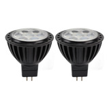 Bombilla Led Mr16, 2 Unidades, 7 W, Ahorro De Energía, Bajo