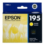 Cartucho Epson T195 Amarillo Xp101 201 211 Original