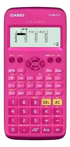 Calculadora Cientifica Casio Fx-82lax Classwiz Rosa Obelisco