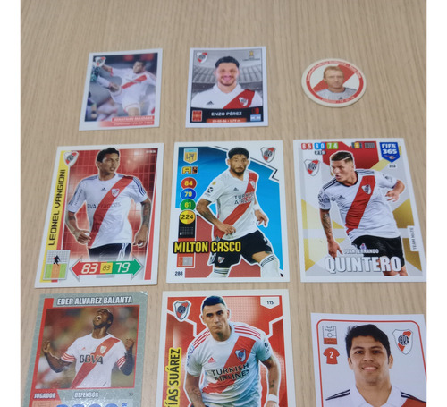 Lote X9 River Plate Distintas Colecciónes 