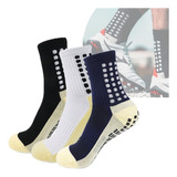 Kit 3 Pares Meia Antiderrapante Esportiva Pro Socks Futebol