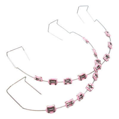 Aparatos dentales falsos OEM protector color rosa | Meses sin interés