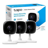 Tapo C110 Camara De Seguridad Wi-fi Audio Uhd X3 Unidades