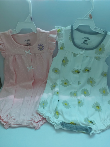 Set 2 Pañaleros Para Bebé Niña 18 Meses Romper Froerley Kids