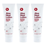 3 Aloe Heat Lotion, Crema Caliente, Loción Caliente