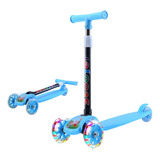 Scooter Patin Diablo Ajustable Divertido Niños 3 Ruedas Led