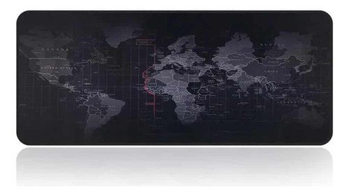 Mousepad Gamer Diseño Mapa Mundo Dblue Dbmp010 90×40 Negro